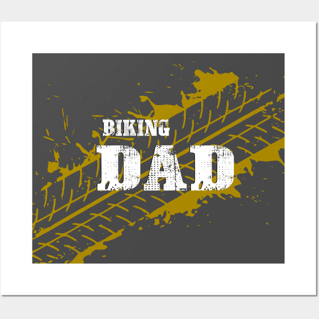 EL MEJOR REGALO  PARA  PAPA  ANDANDO EN BICICLETA Wall Art by vintagejoa